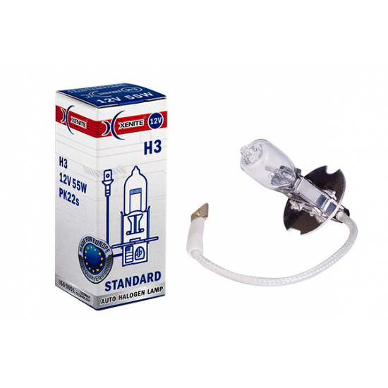 Лампа галоген Xenite Standart H3 12V (PK22s) упаковка 1шт. - 1