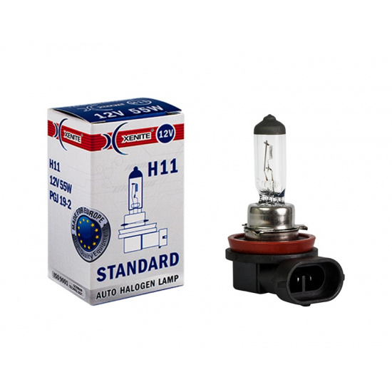 Лампа галоген Xenite Standart H11 12V (PGJ19-2) упаковка 1шт. - 1