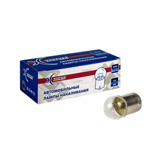 Лампа накаливания Xenite R5W (Ba15s) 12V (цена за 1 шт.) - 1