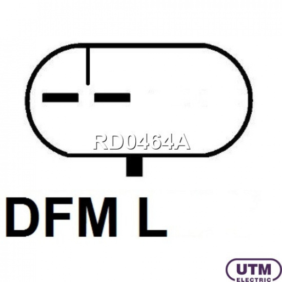 Регулятор напряжения UTM RD0464A (Ssangyong 222671) 12В - 1